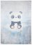 Detský koberec s motívom roztomilej pandy na mráčiku