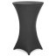 Tovaglia elastica per tavolo da bar - antracite - Misure: priemer 70 cm