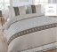 Luxusné posteľné obliečky sivo hnedej farby BEDROOM