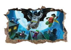 Stenska nalepka Batman Superhero 47x77cm
