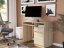 Birou de scris modern cu dulap 90x50 cm - diverse variante de culori - Culoare: Alb