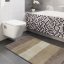 Bézs színű fürdőszobai szőnyegek csúszásmentes kivitelben - Méret: 50 cm x 80 cm + 40 cm x 50 cm