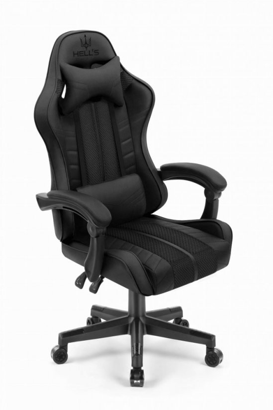 Černá herní židle 1004 BLACK