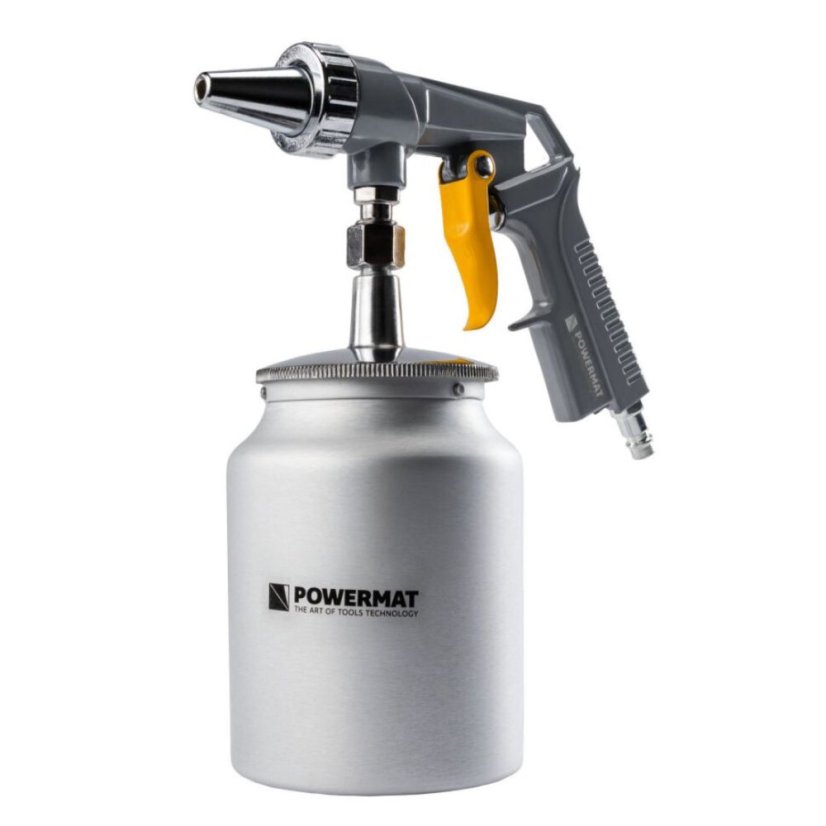 Pieskovacia pištoľ Powermat 1000 ml – pneumatická, 8 bar, 160 l/min