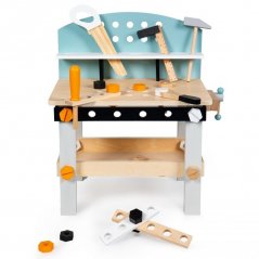Дървена работилница за деца 32 елемента ECOTOYS