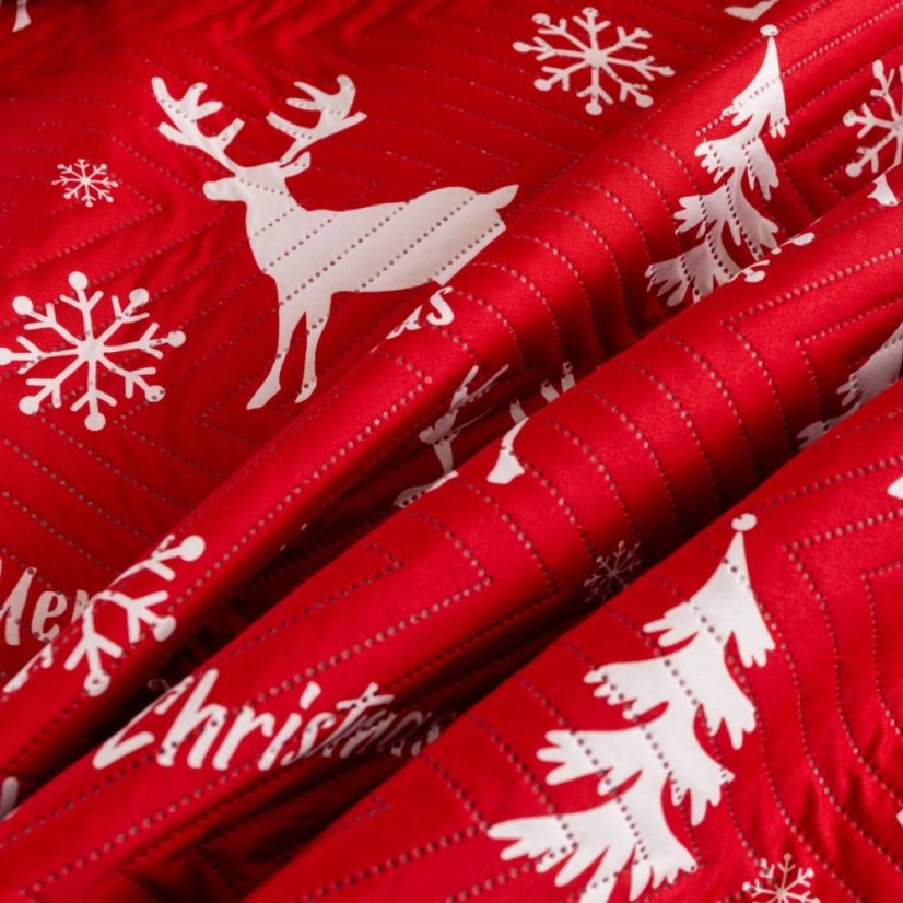 Vánoční deka se soby