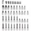 Súprava bitov Torx 49 ks 08-713 NEO Súprava bitov Torx 49 ks 08-713 NEO