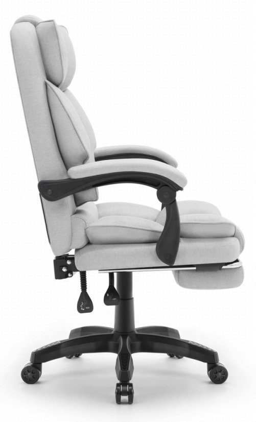 Ergonomikus irodai szék HC-1031 lábtartóval - szürke