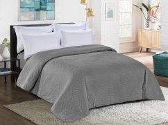 Gesteppte Tagesdecke mit Blättermotiv