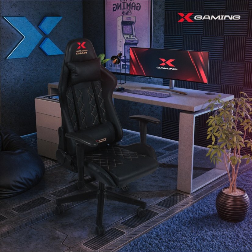 Xgaming Xcom2 játékszék - fekete-arany színben