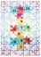 Kinderteppich mit buntem Puzzlemotiv