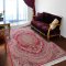 Exkluzivní červený koberec s krásným vzorem