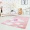 Ružový koberec s motívom My Little Pony do detskej izby