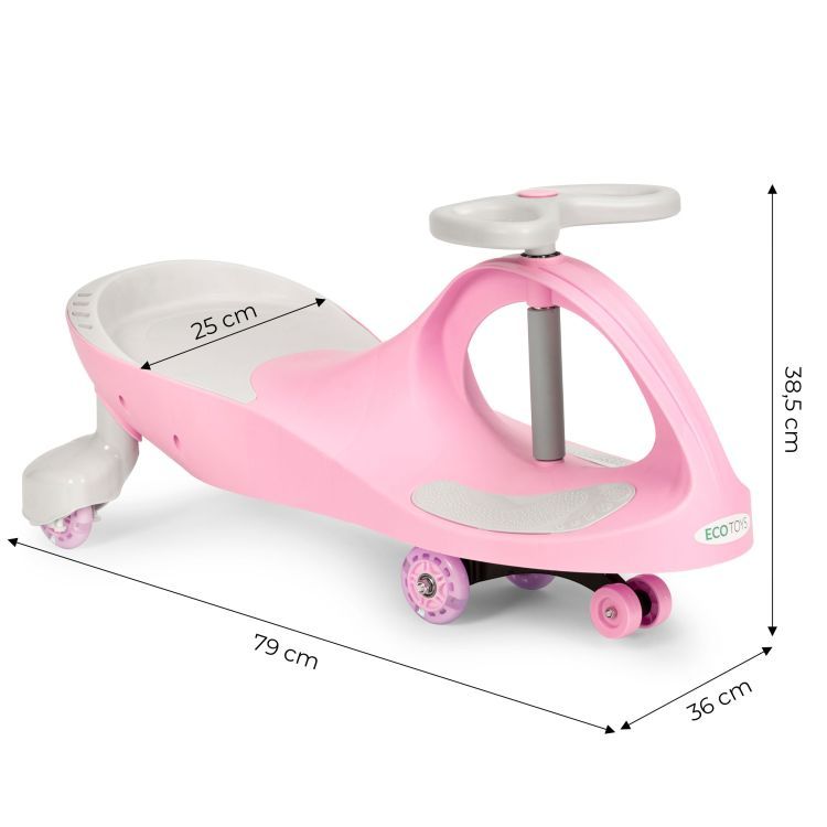 Gyermek gravitációs roller rózsaszínben