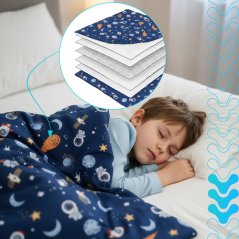 Senzorická záťažová deka pre deti 4 kg – 150 x 100 cm