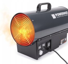 Plinski grelnik zraka 25 kW - prenosna plinska turbina s piezoelektričnim vžigom