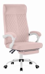 HC-1030 ergonómikus irodai szék rugós üléssel és 120 kg teherbírással – rózsaszín