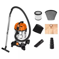 Priemyselný vysávač na mokré a suché vysávanie 1600 W, 35 l