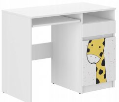 Otroška pisalna miza z veliko žirafo 76x50x96 cm
