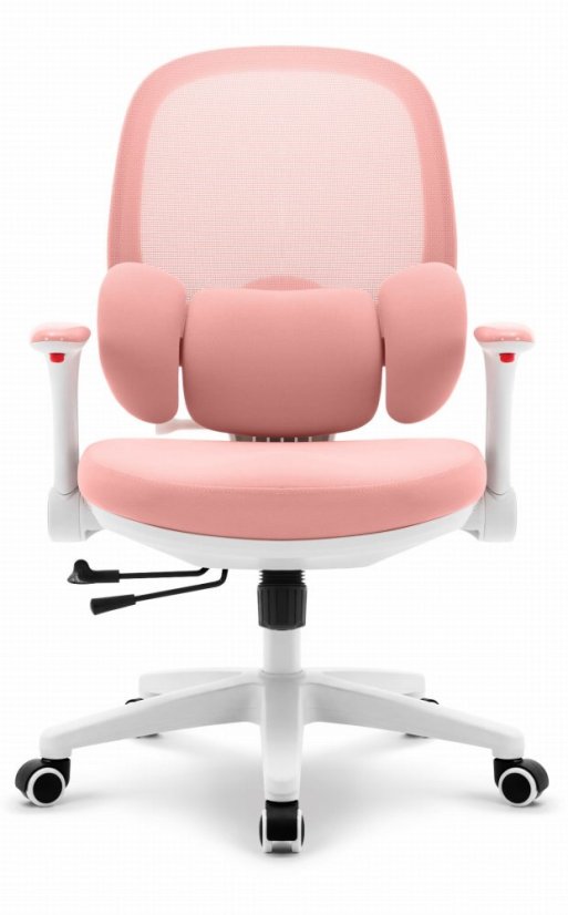 Ergonomické ružové detské kreslo HC-999 - látkové