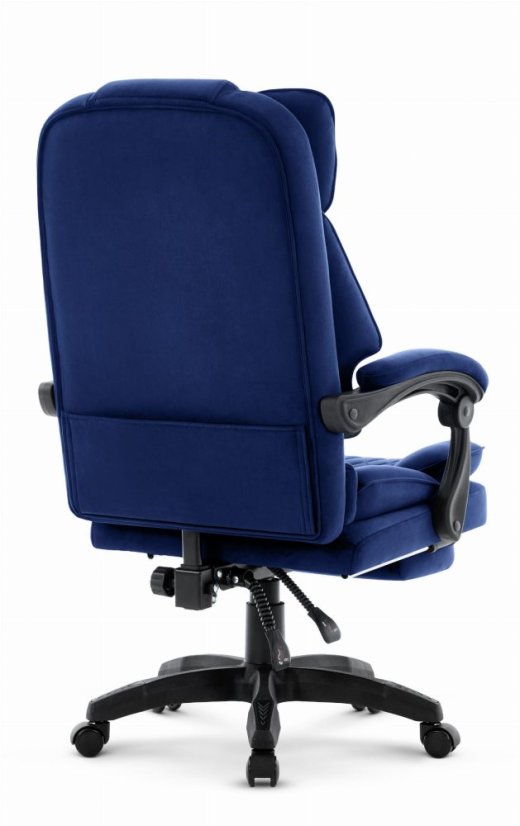 Ergonomikus irodai szék HC-1031 lábtartóval - kék színben
