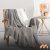 Coperta elettrica riscaldante 180 x 160 cm - grigio