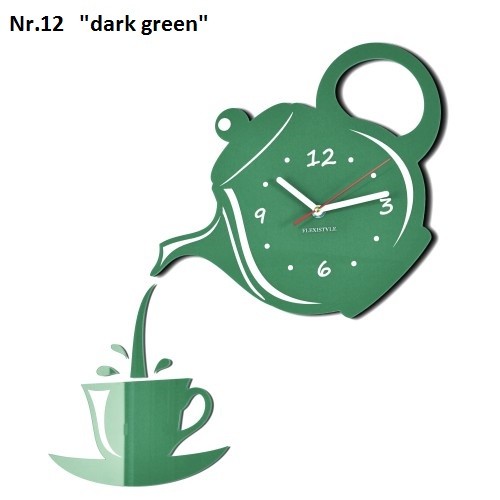 Nástenné hodiny do kuchyne s tichým chodom