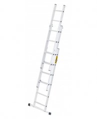 Multifunktionale Aluminium-Leiter, 3 x 6 Sprossen und 150 kg Belastbarkeit