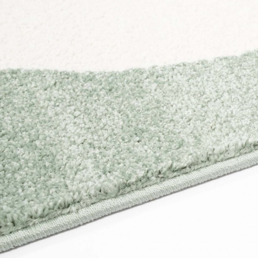 Pastellgrüner Kinderspielteppich von Sleeping Cloud - Die Größe des Teppichs: Breite: 160 cm | Länge: 220 cm
