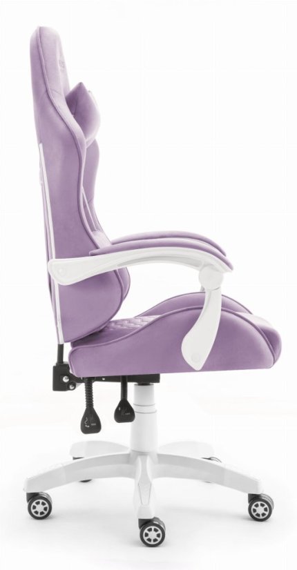 Sedia da gioco HC-1000 PURPLE - tessuto di velluto