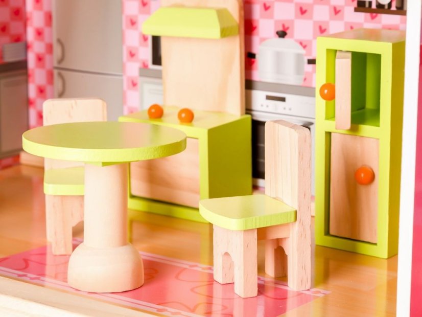 Dřevěný domeček pro panenky - rezidence Fairy Tale Ecotoys