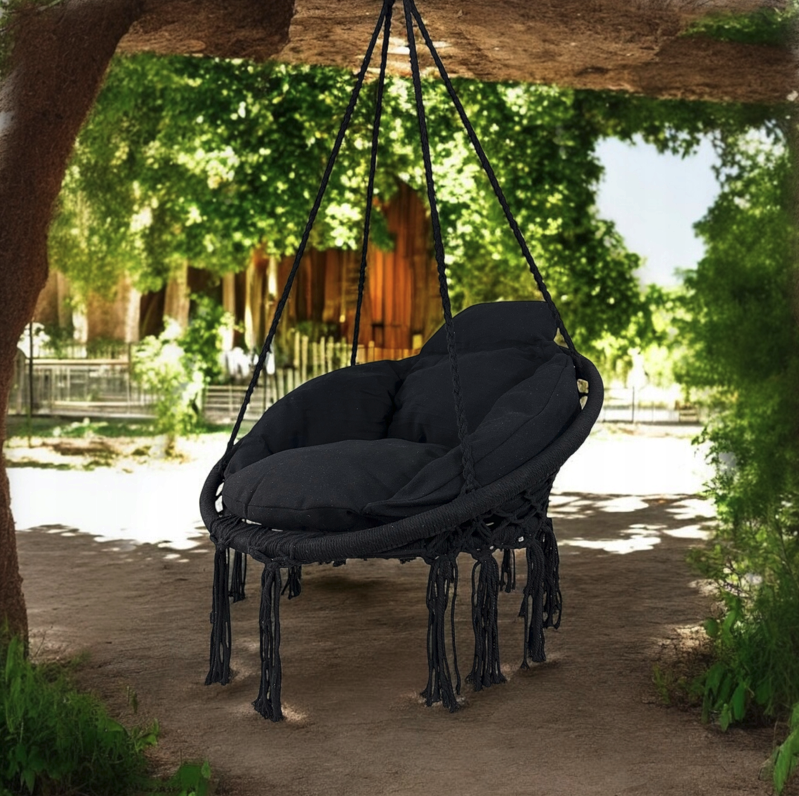 Hängesessel mit Kissen - Storchennest 80 cm