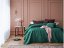 Cuvertură de pat luxoasă matlasată verde închis 240 x 260 cm