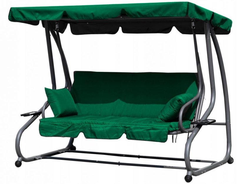 Grüne verstellbare Gartenschaukel 