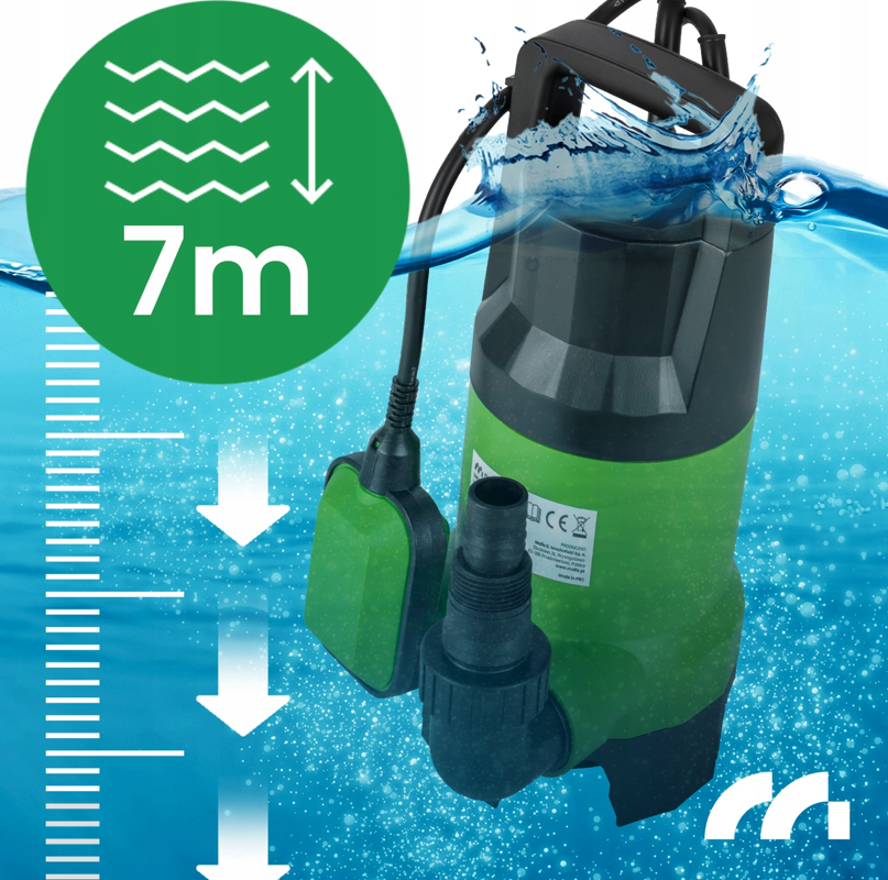 Výkonné ponorné čerpadlo MasterPump 770W
