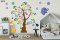 Невероятен стикер за стена за деца Alphabet On Tree