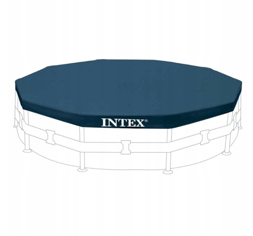 Krycia plachta na bazén okrúhly s konštrukciou z odolného vinylu - viac rozmerov