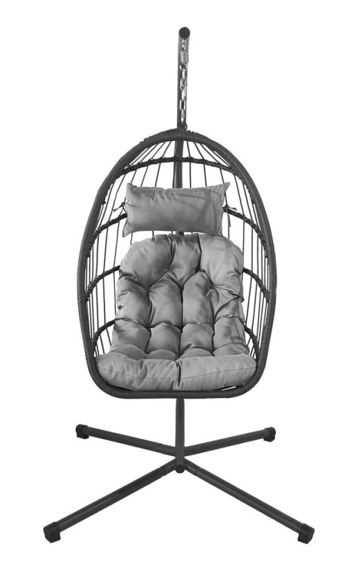 Závesné hojdacie kreslo na oceľovom ráme - COCON