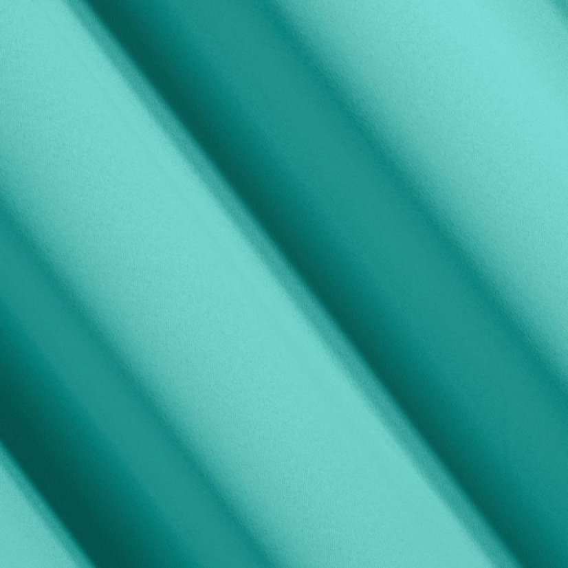 Luxusné jednofarebné závesy v tyrkysovej farbe 135 x 270 cm