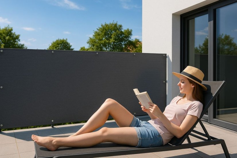 HDPE balcon ecran cu plasă - ecran de protecție pentru balcon și gard