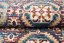Blauer orientalischer Teppich im marokkanischen Stil