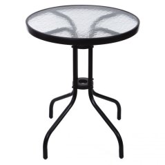 Runder Gartentisch 60 cm Glas