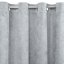 Draperie de calitate cu cercuri, de culoare gri deschis 140 x 250 cm