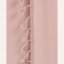 Púdrovo ružový záves Lara na strieborné kruhy so strapcami 140 x 280 cm