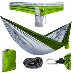 Hamac verde pentru camping