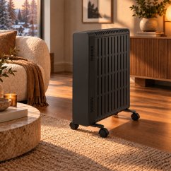 KAMINER ARVELL olejový radiátor 2500 W s Wi-Fi – černý