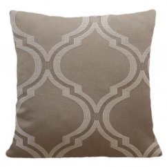 Povlaky na polštáře s moderním vzorem v hnědé barvě do obývaku