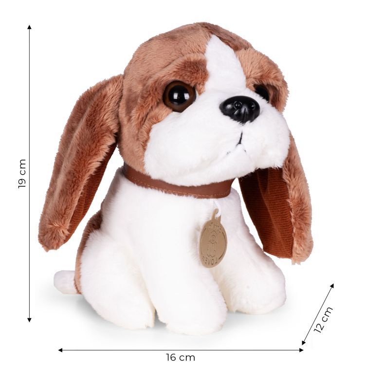 Plyšový psík v kabelke – roztomilá hračka pre deti