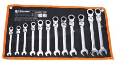 12 darabos racsnis kulcskészlet 8-19 mm-es kulcsokkal