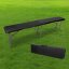 Panca pieghevole per catering 180 cm - nero